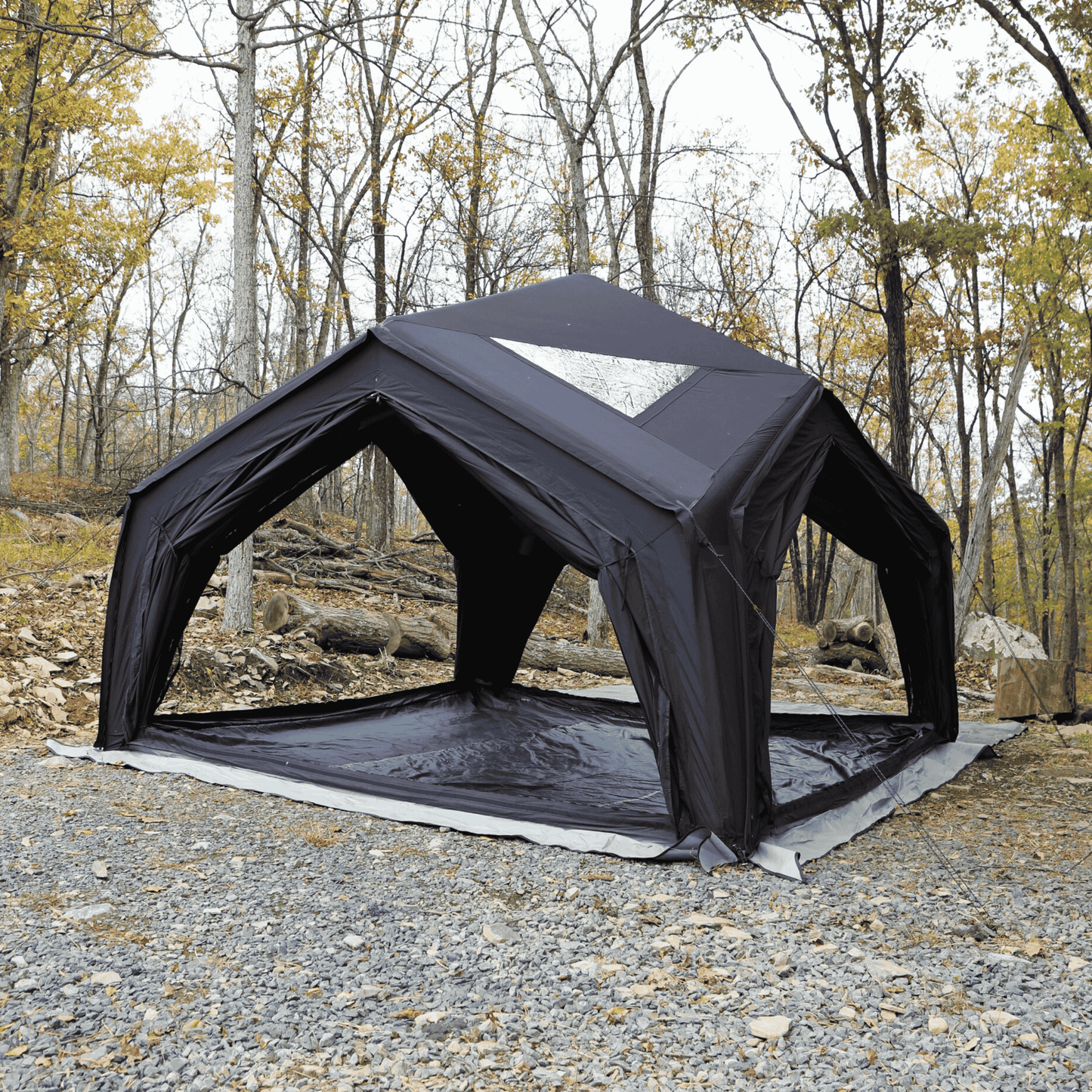 Coody Air Tent Hub Shelter Black Inflatable Tents for Camping (2-6 Person)