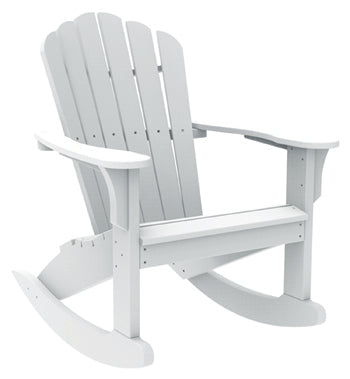 Seaside Casual Poly Coastline Harbor View Adirondack Rocker