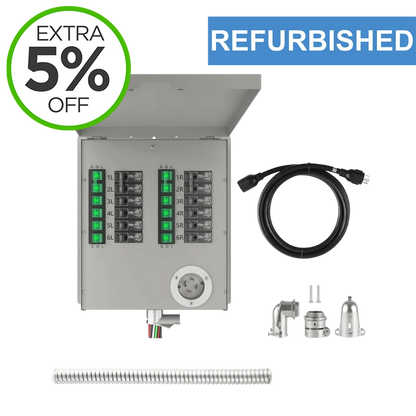 Refurbished - Nature's Generator 120/240V 30A 12-Circuit Non-Automatic Transfer Switch