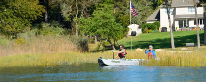Sea Eagle Travel Canoe 16 Wood/Web Seats 2 Person Start Up Package
