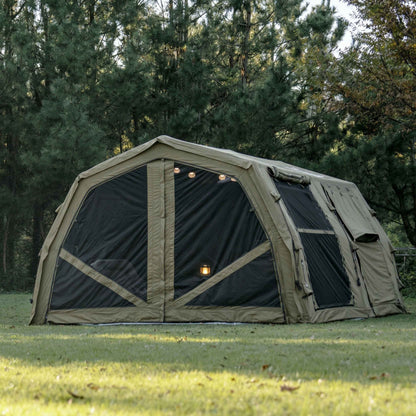 Coody Familia Pro AirTent 17.2 Forest Green Inflatable Tent for Camping (2-10 Person)