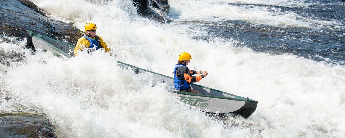 Sea Eagle Travel Canoe 16 Wood/Web Seats 2 Person Start Up Package