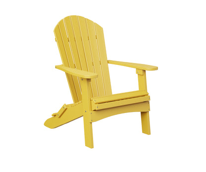 Berlin Gardens Comfo Back Poly Folding Adirondack Chair