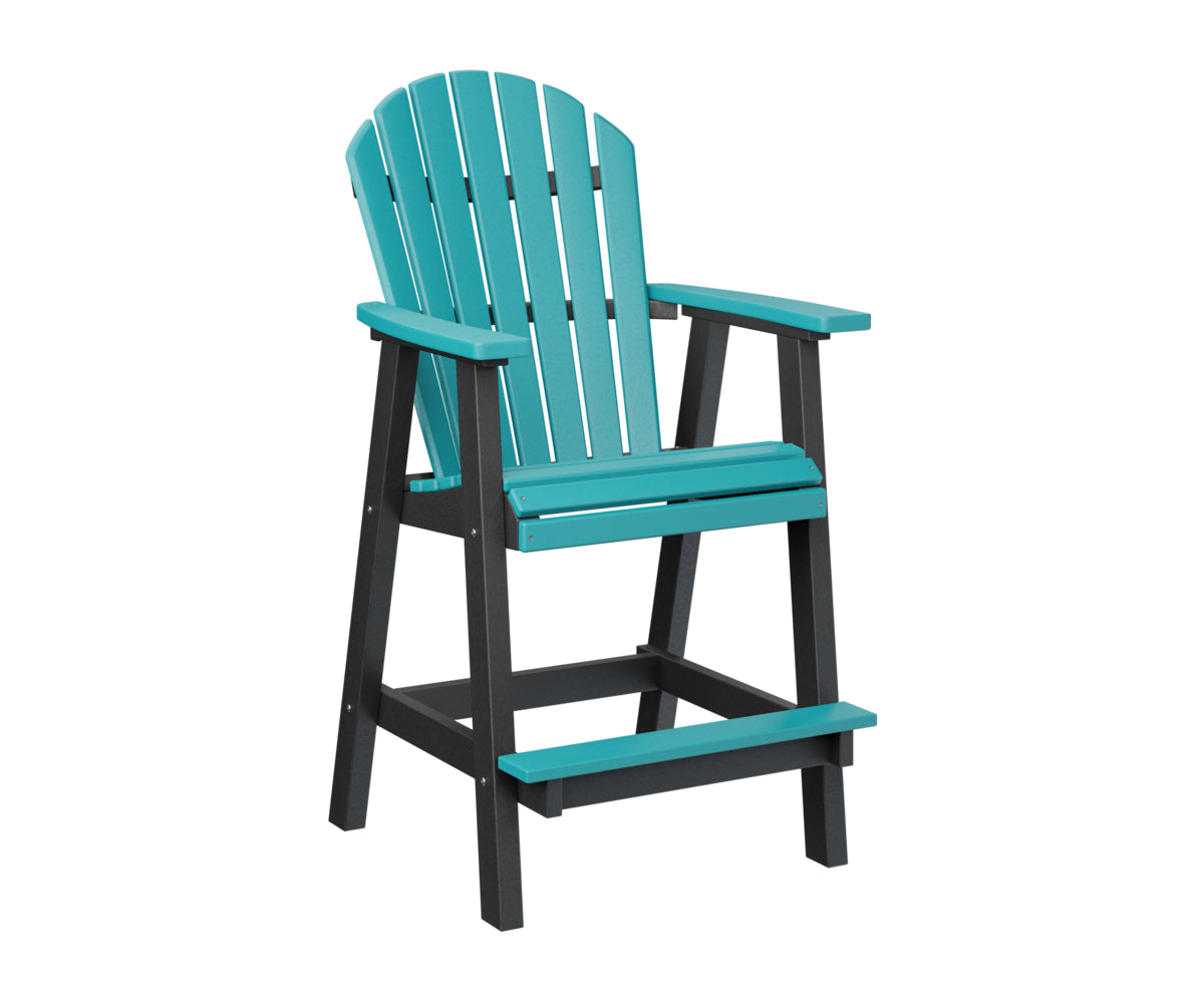 Berlin Gardens Comfo Back Poly Adirondack Bar Height Chair