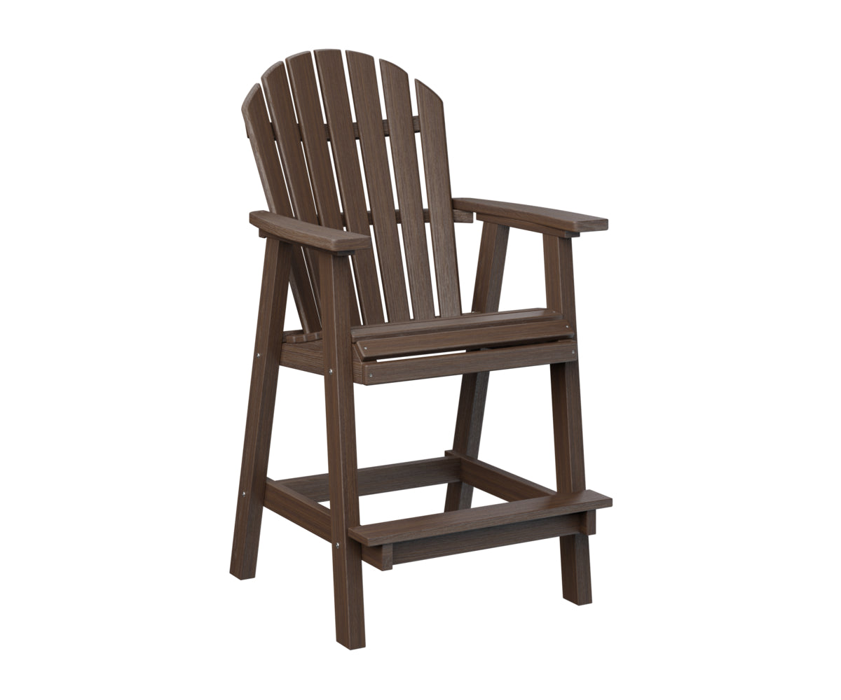 Berlin Gardens Comfo Back Poly Adirondack Bar Height Chair