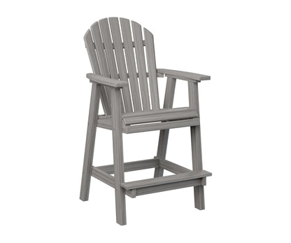 Berlin Gardens Comfo Back Poly Adirondack Bar Height Chair