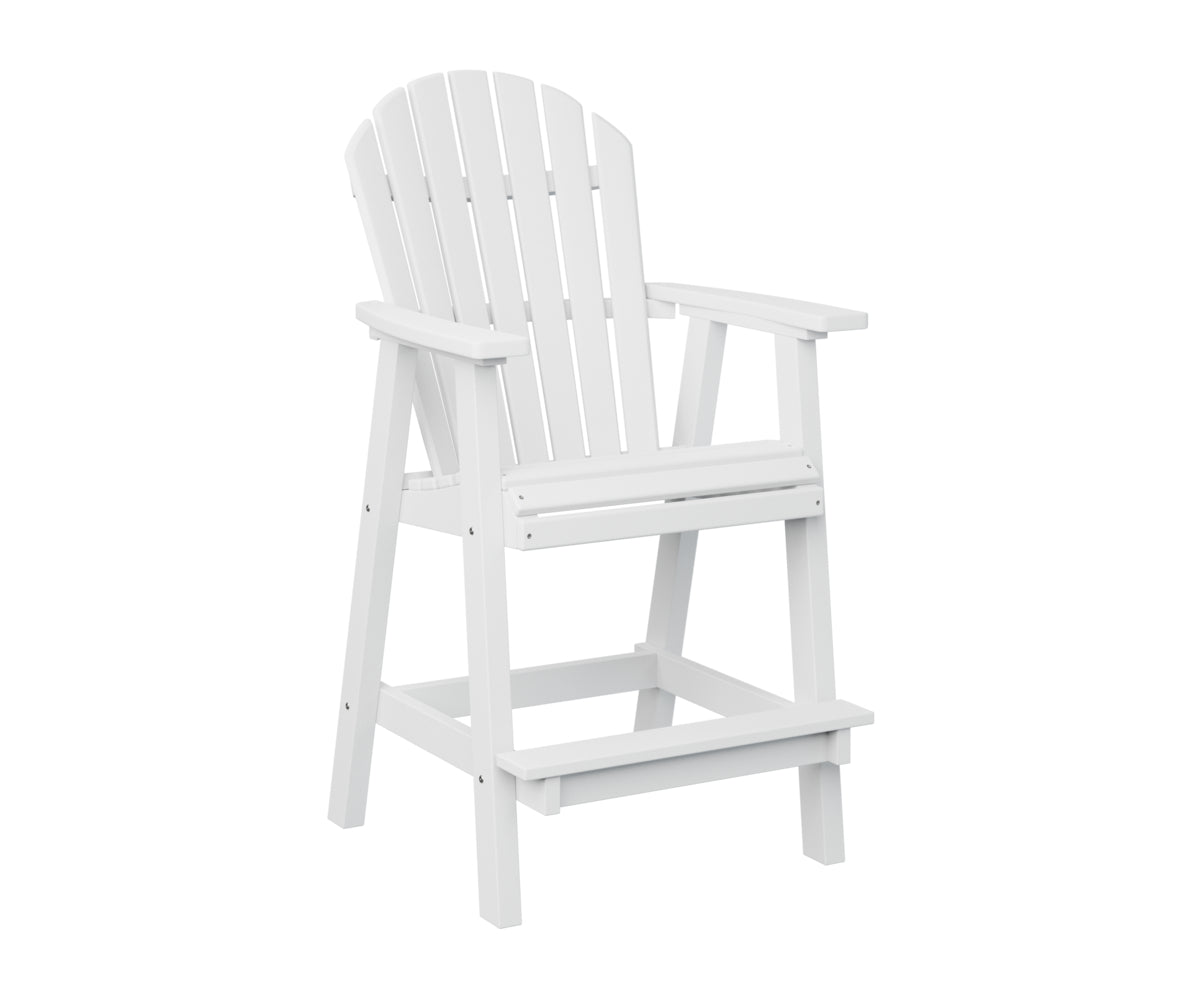 Berlin Gardens Comfo Back Poly Adirondack Bar Height Chair