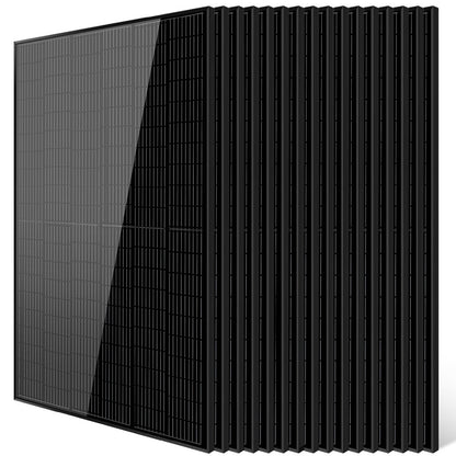 SunGoldPower 370W/ 415W/ 500W Mono Black PERC Solar Panel UL 61730 CEC Listed