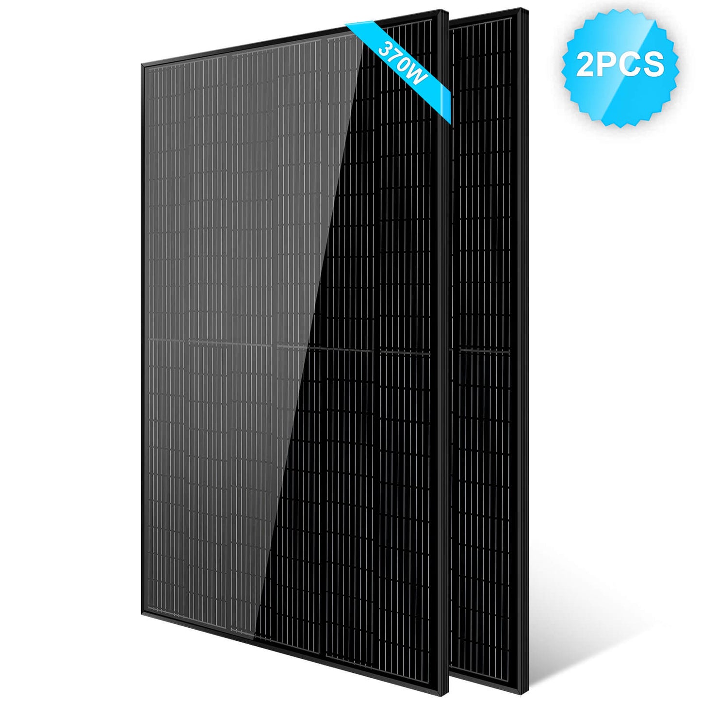 SunGoldPower 370W Mono Black PERC Solar Panel UL 61730