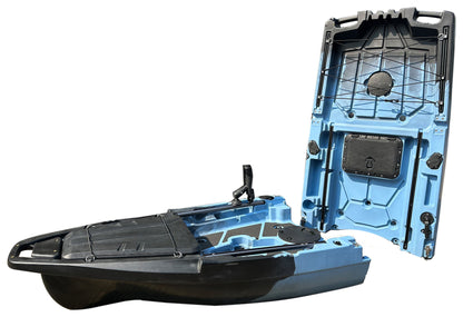 Reel Yaks 10ft Recon Modular Fin Drive Pedal Fishing Kayak | 430lbs Capacity | 2 Piece