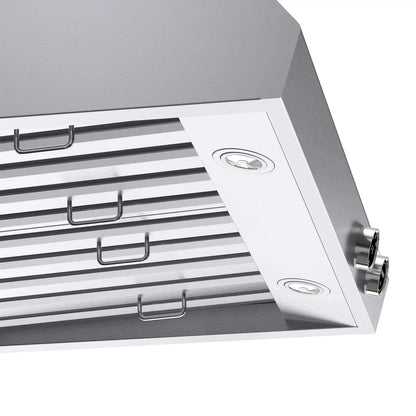 Kucht 30" Ducted Under Cabinet Range Hood Stainless Steel with Digital Controls KRH300-SS