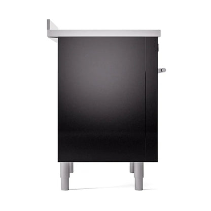 ILVE 36"Professional Plus Freestanding Induction Range Glossy Black UPI366QMPBK