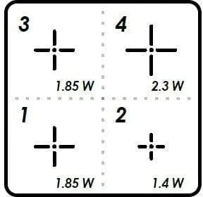 ILVE Majestic II 30" Induction Range Antique White Brass Trim UMI30QNE3AWG