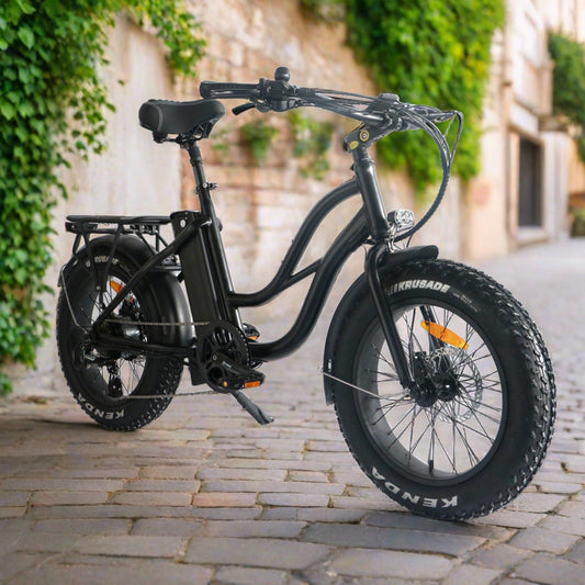 Coastal Cruiser Step Thru Mini 20x4 - 52v Beach Cruiser Electric Bike
