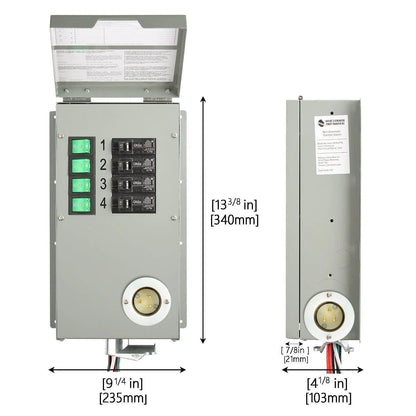 Refurbished - Nature's Generator 120V 15A 4-Circuit Manual Transfer Switch