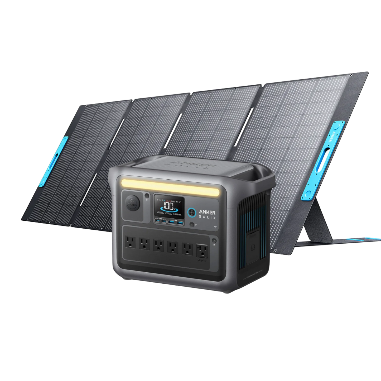 Anker SOLIX C1000X Solar Generator + 400W Solar Panel