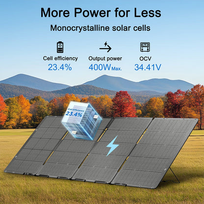 Nature's Generator 400W Folding Solar Panel