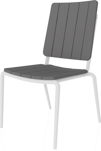 Seaside Casual Poly HIP Stackable Dining Side Chair