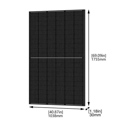 Nature’s Generator Powerhouse with Solar Panel and Transfer Switch