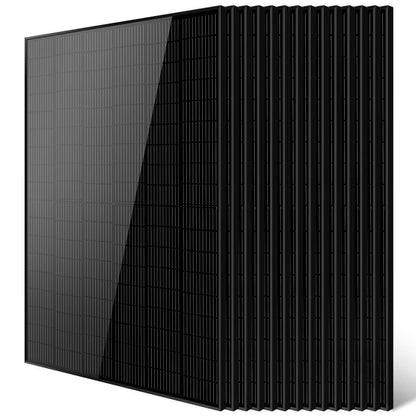 SunGoldPower 370W/ 415W/ 500W Mono Black PERC Solar Panel UL 61730 CEC Listed