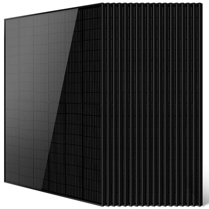 SunGoldPower 370W/ 415W/ 500W Mono Black PERC Solar Panel UL 61730 CEC Listed