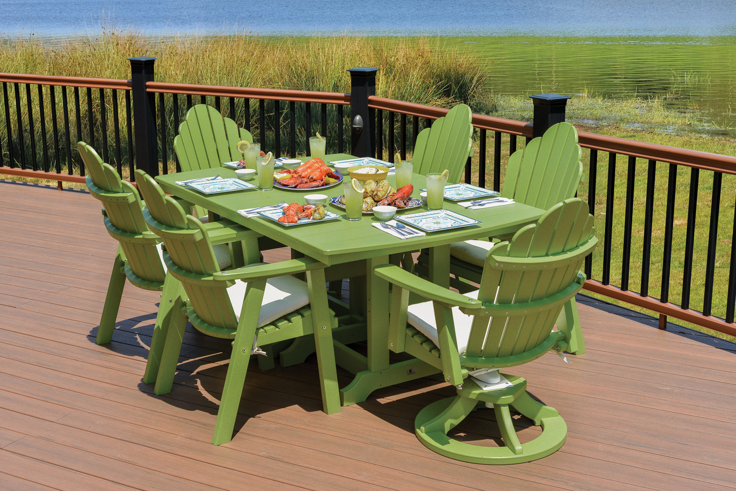 Berlin Gardens Cozi Back Poly Adirondack Dining Chair