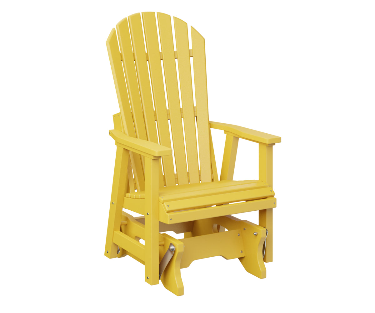 Berlin Gardens Comfo Back Poly Adirondack Single Glider