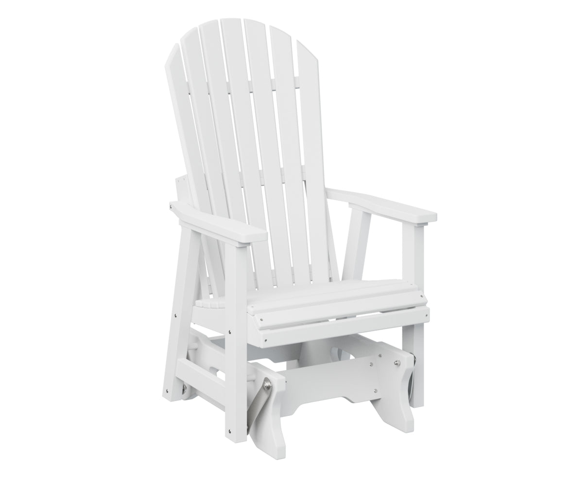 Berlin Gardens Comfo Back Poly Adirondack Single Glider