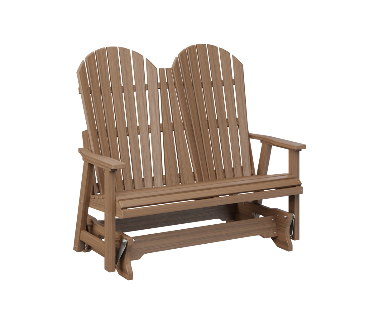 Berlin Gardens Comfo Back Poly Adirondack Double Glider