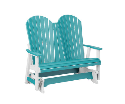 Berlin Gardens Comfo Back Poly Adirondack Double Glider