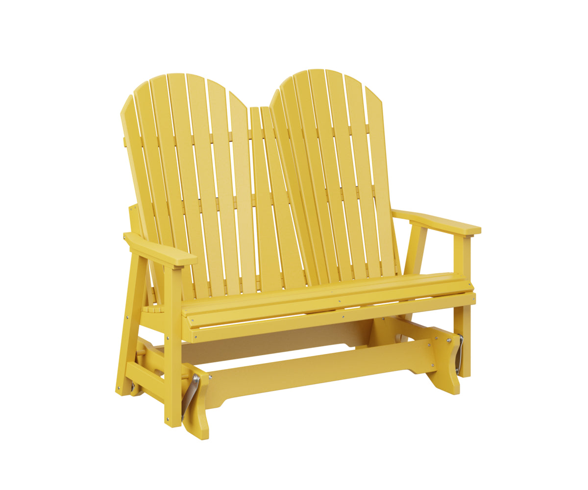 Berlin Gardens Comfo Back Poly Adirondack Double Glider