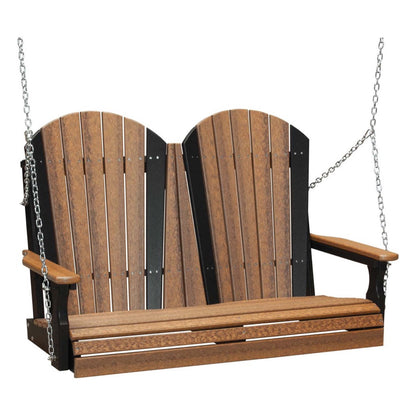 LuxCraft Poly 4' Adirondack Swing