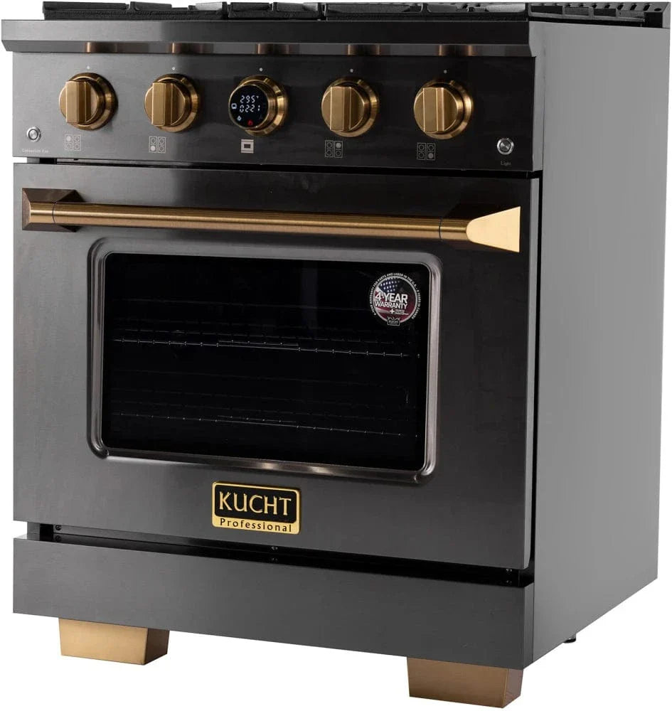 Kucht 30" Freestanding Dual Fuel Range  Liquid Propane KXD30/LP