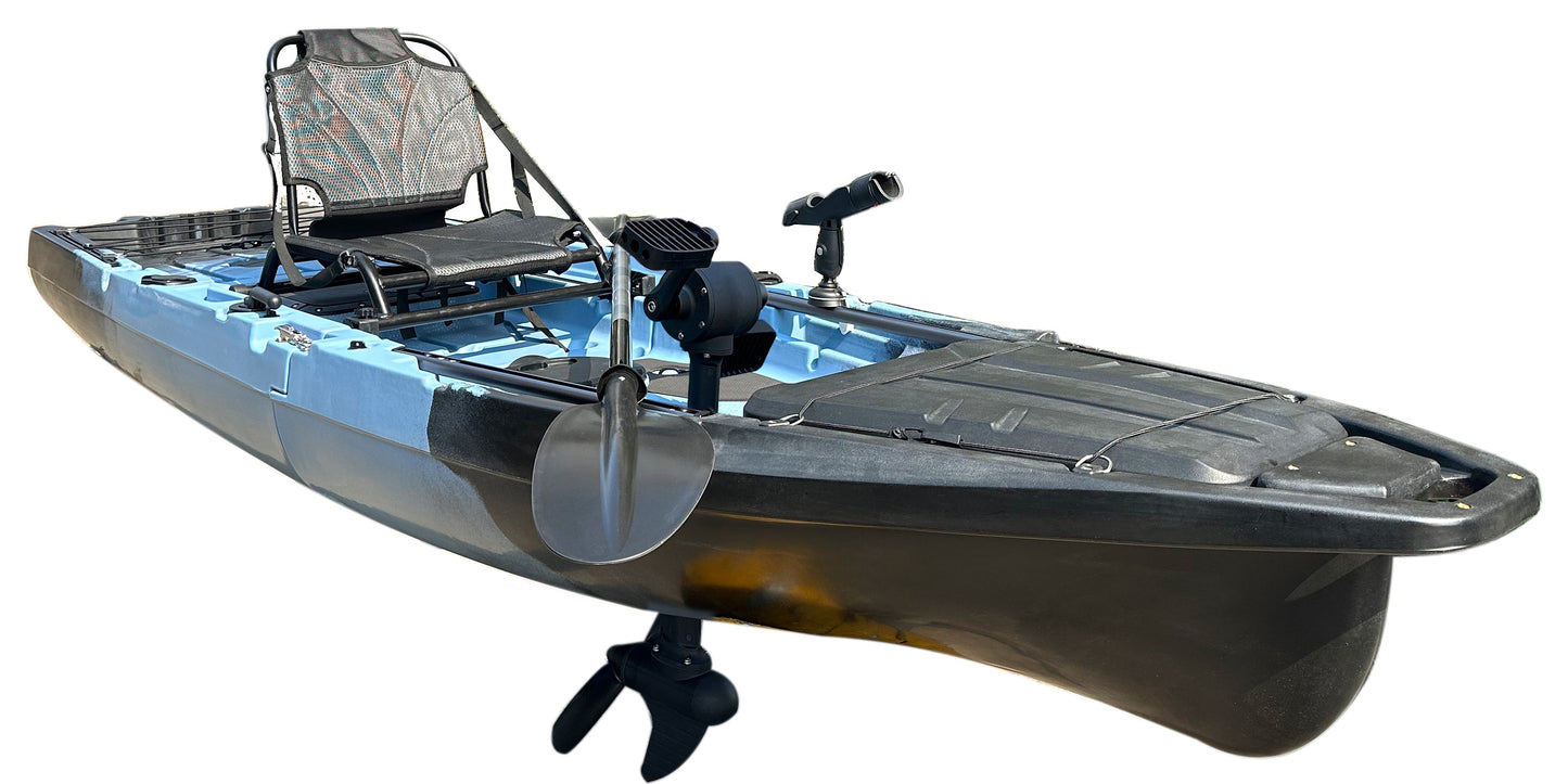 Reel Yaks 10ft Recon Modular Prop Drive Pedal Fishing Kayak | 430lbs Capacity | 2 Piece
