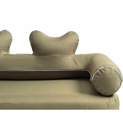 Coody Air Sofa Forest Green - Inflatable Camping Couch with Built-In Pump