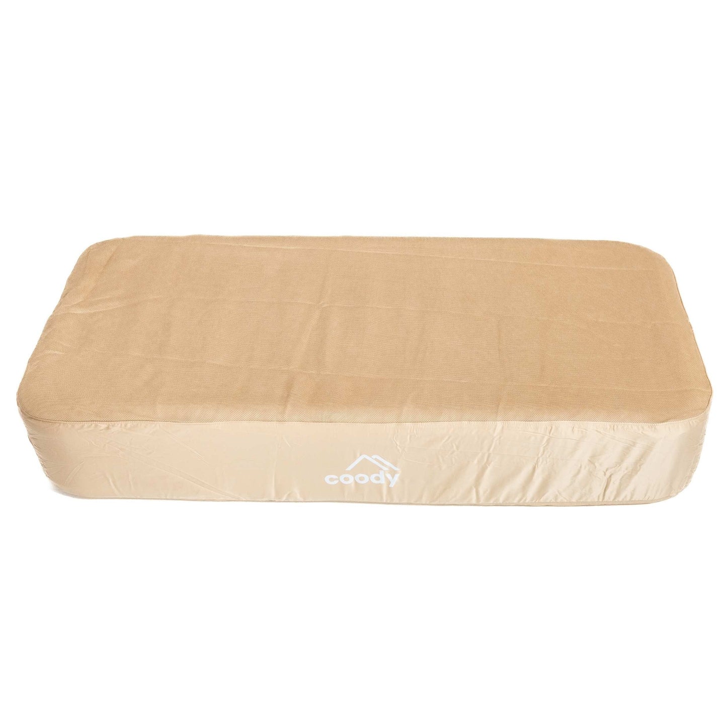 Coody Air Mattress Beige Twin XL (197×91×35 cm) – Premium Air Bed with Built-in Pump