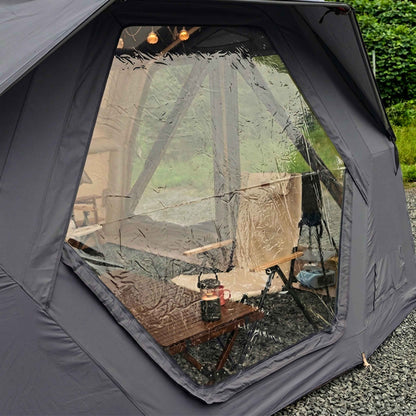 Coody Hub Pro Gray - Inflatable Tent for Camping (2-6 Person)