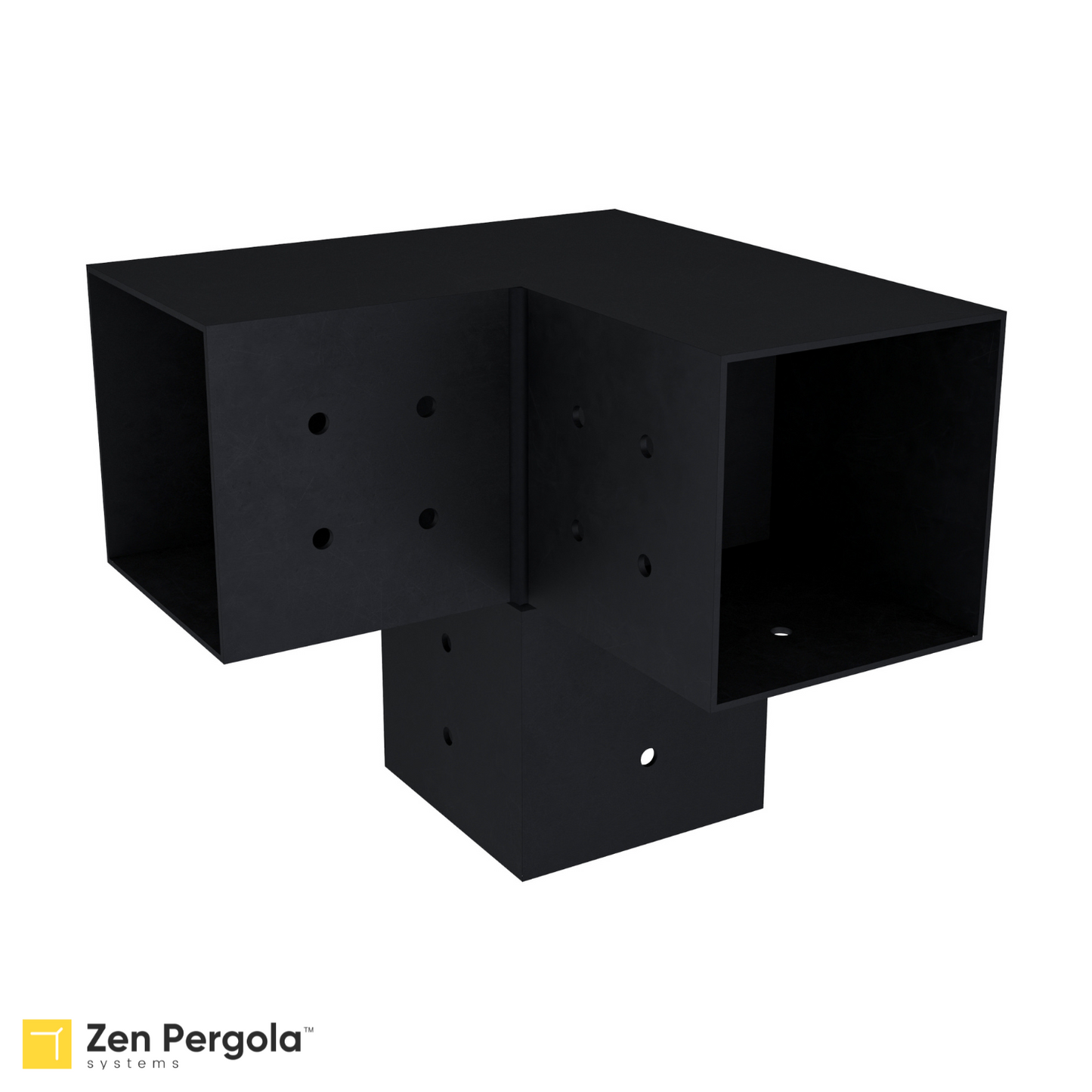 Pergola 3-Arm Post Bracket (for 4x4 Wood Posts)