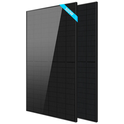 SunGoldPower 370W/ 415W/ 500W Mono Black PERC Solar Panel UL 61730 CEC Listed