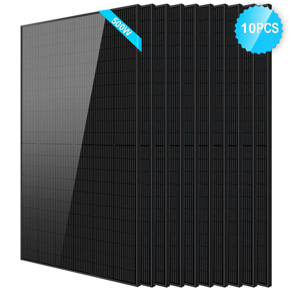 SunGoldPower 500W Mono Black PERC Solar Panel  UL61730 CEC Listed