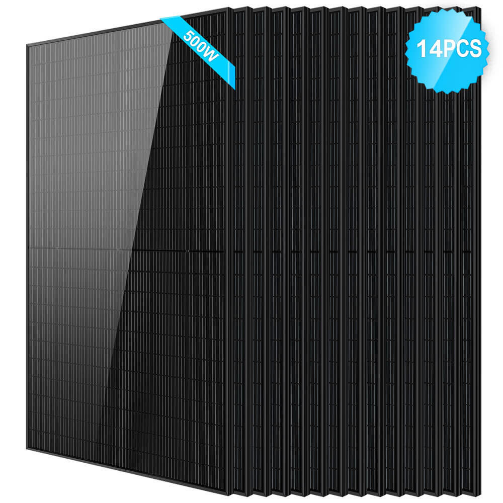 SunGoldPower 500W Mono Black PERC Solar Panel  UL61730 CEC Listed