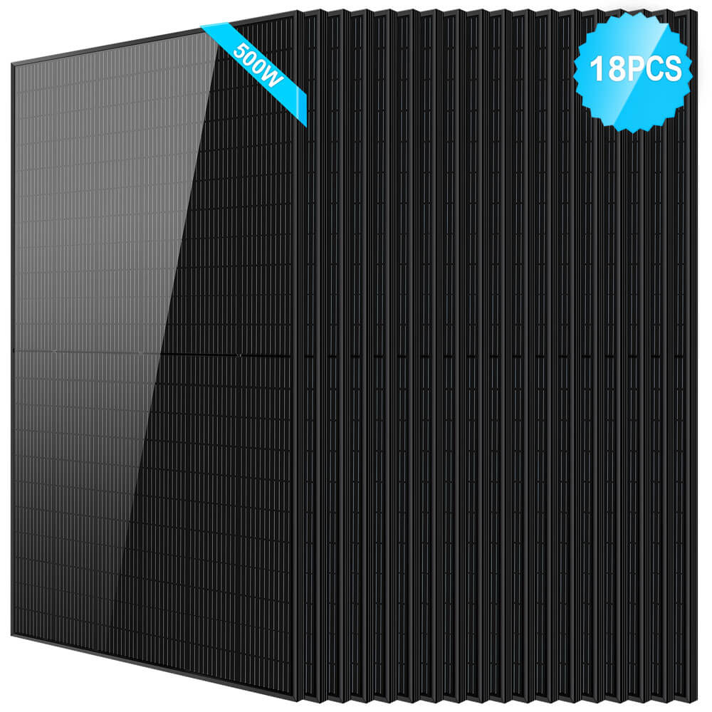 SunGoldPower 500W Mono Black PERC Solar Panel  UL61730 CEC Listed