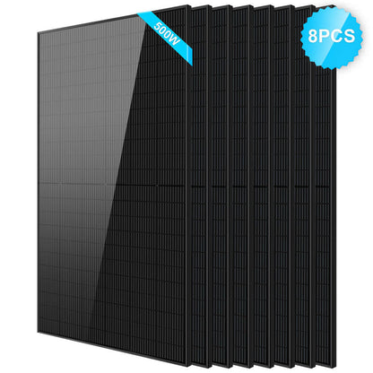 SunGoldPower 500W Mono Black PERC Solar Panel  UL61730 CEC Listed