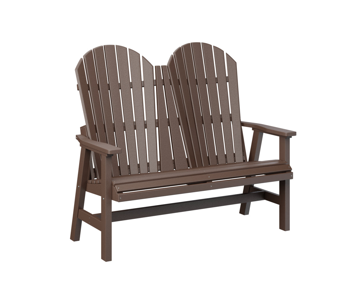 Berlin Gardens Comfo Back Poly Adirondack Loveseat