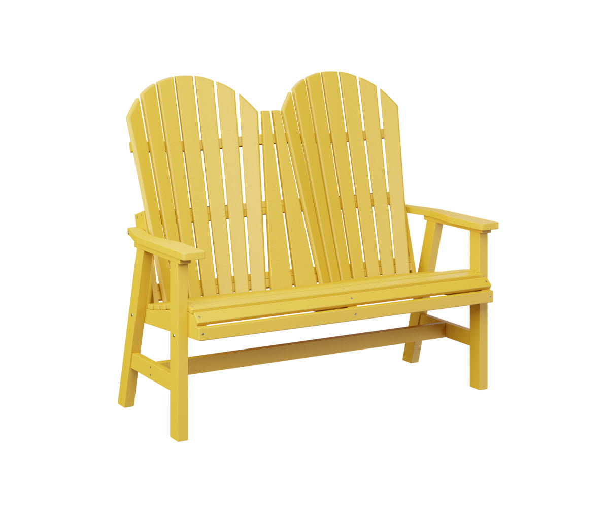 Berlin Gardens Comfo Back Poly Adirondack Loveseat