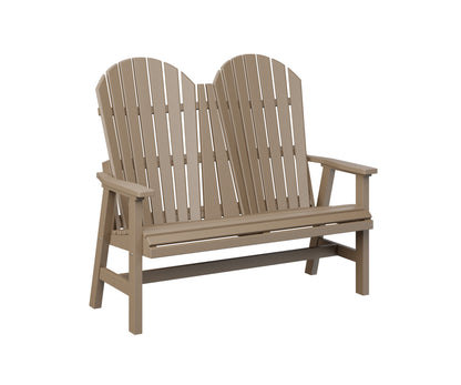 Berlin Gardens Comfo Back Poly Adirondack Loveseat