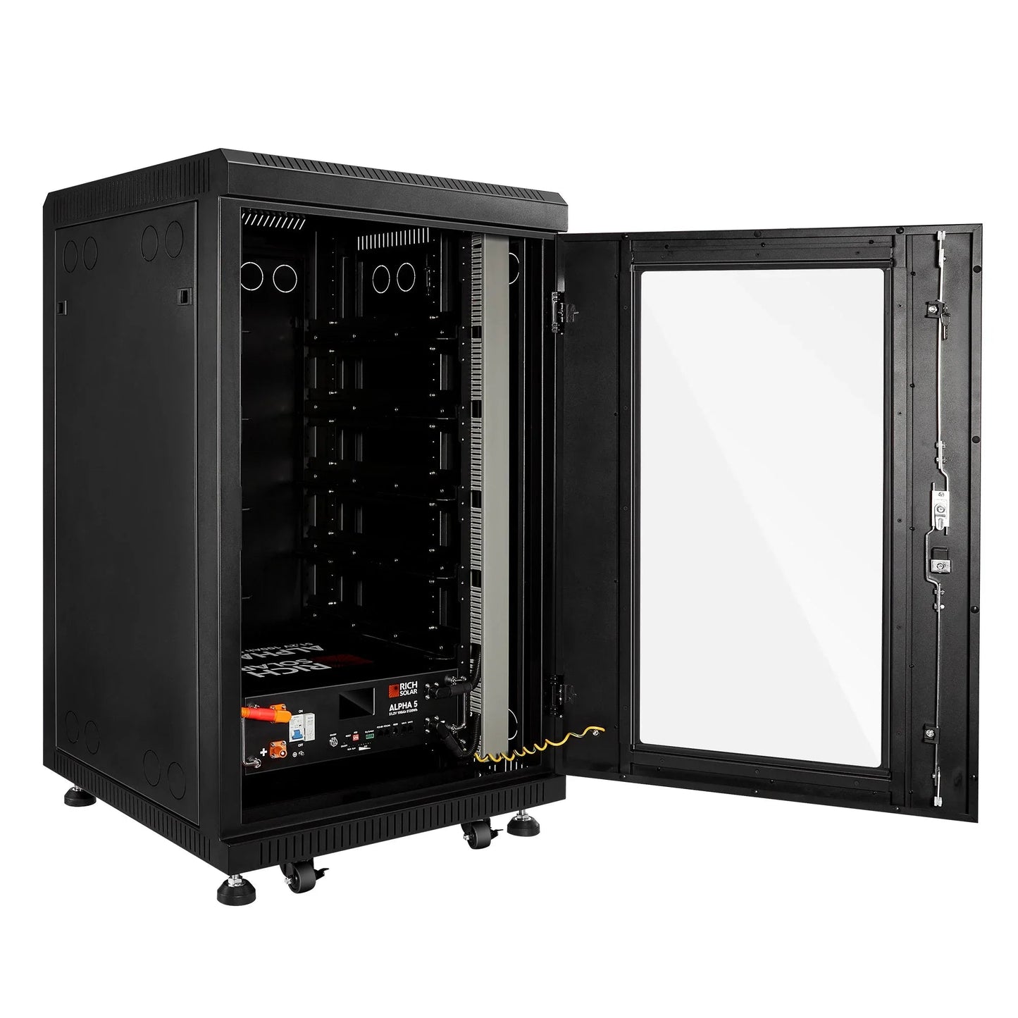 Rich Solar ALPHA 5 PRO 51.2V 100Ah LiFePO4 Battery Premium 48V Server Rack Lithium Battery for Residential, Commercial, RVs, Off-Grid