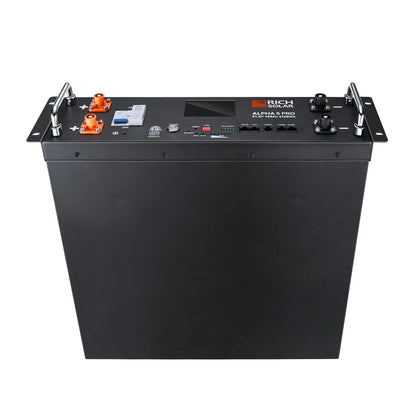 Rich Solar ALPHA 5 PRO 51.2V 100Ah LiFePO4 Battery Premium 48V Server Rack Lithium Battery for Residential, Commercial, RVs, Off-Grid