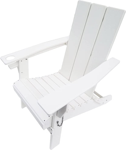 PolyTEAK RESINTEAK Newport Adirondack Folding Chair