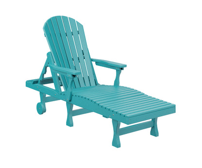 Berlin Gardens Comfo Back Poly Adirondack Chaise Lounge